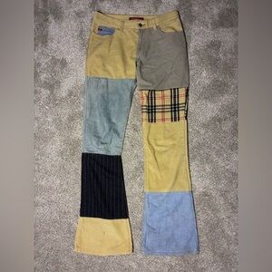 Vintage Miss Sixty Corduroy Patchwork Jeans - Size 26